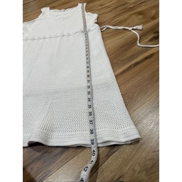 J Jill crocheted white dress size Large - Picture 8 of 9